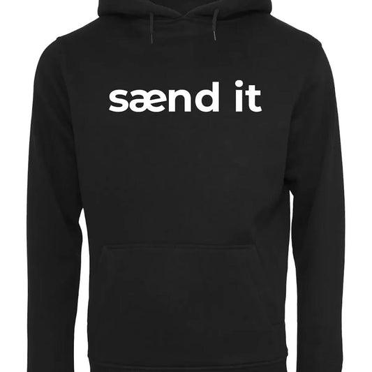 Black saend it hoodie